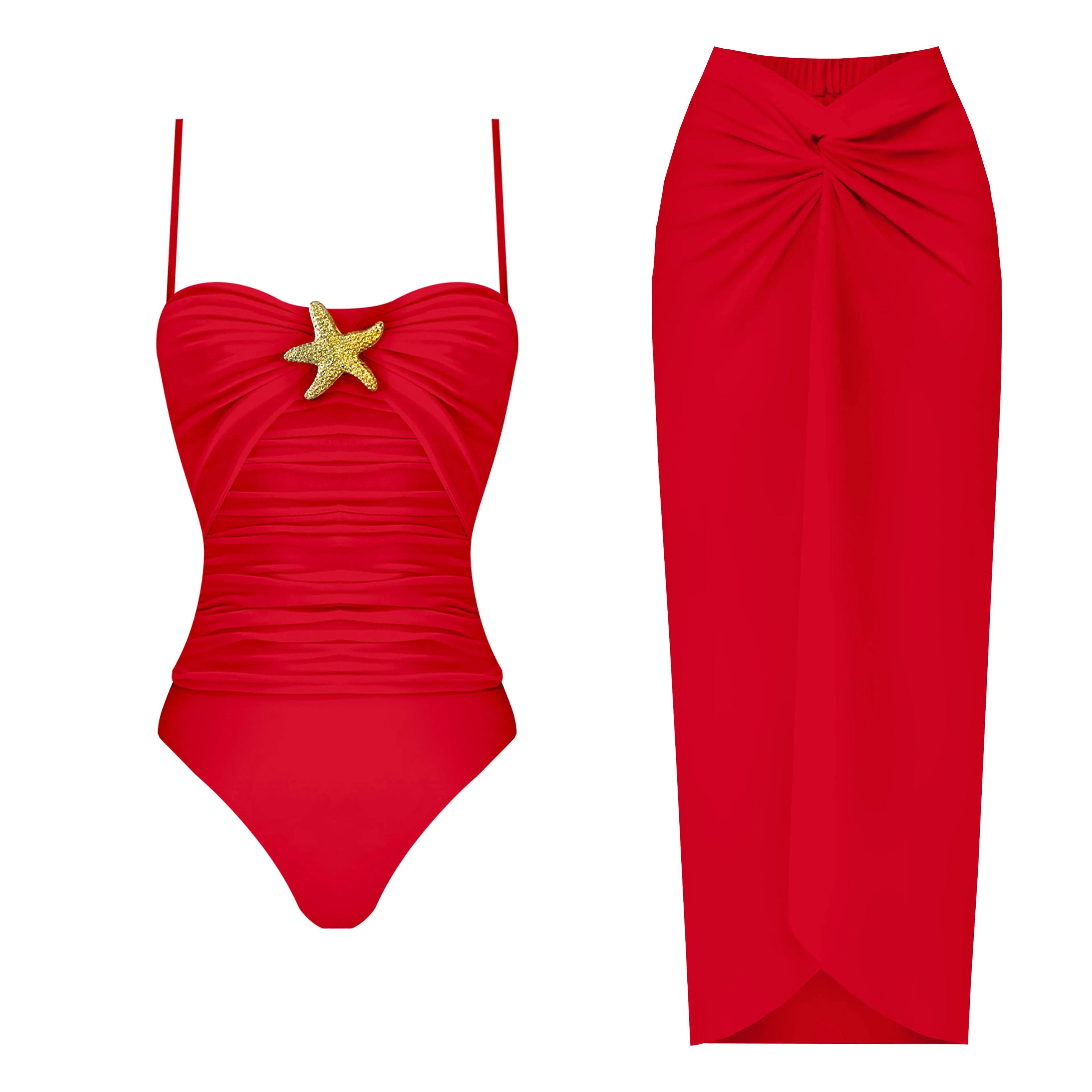 בגד ים וחצאית תואמת- סטאר