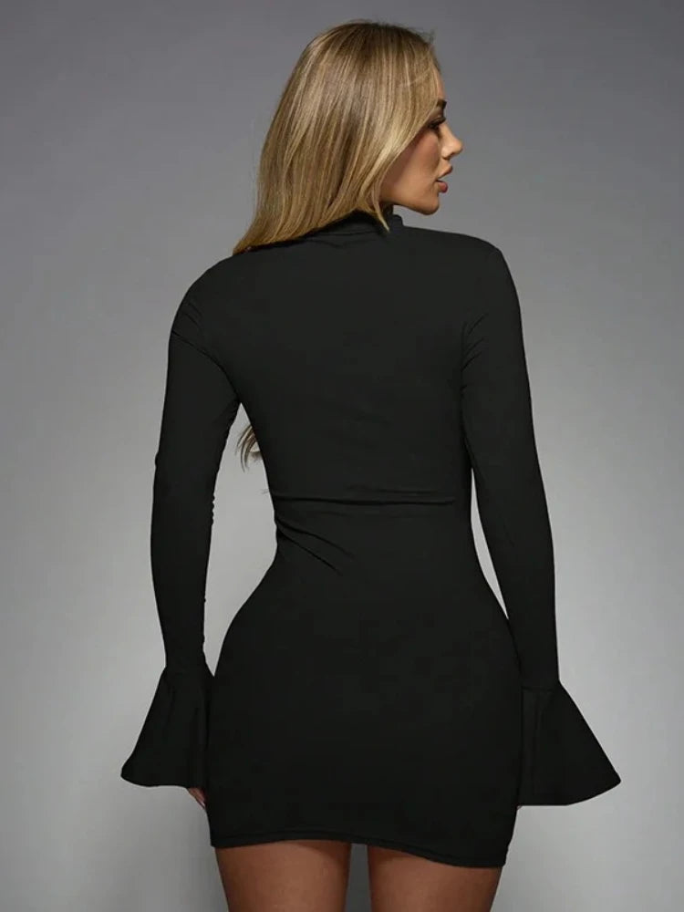 שמלת מיני מופלאה- פרח