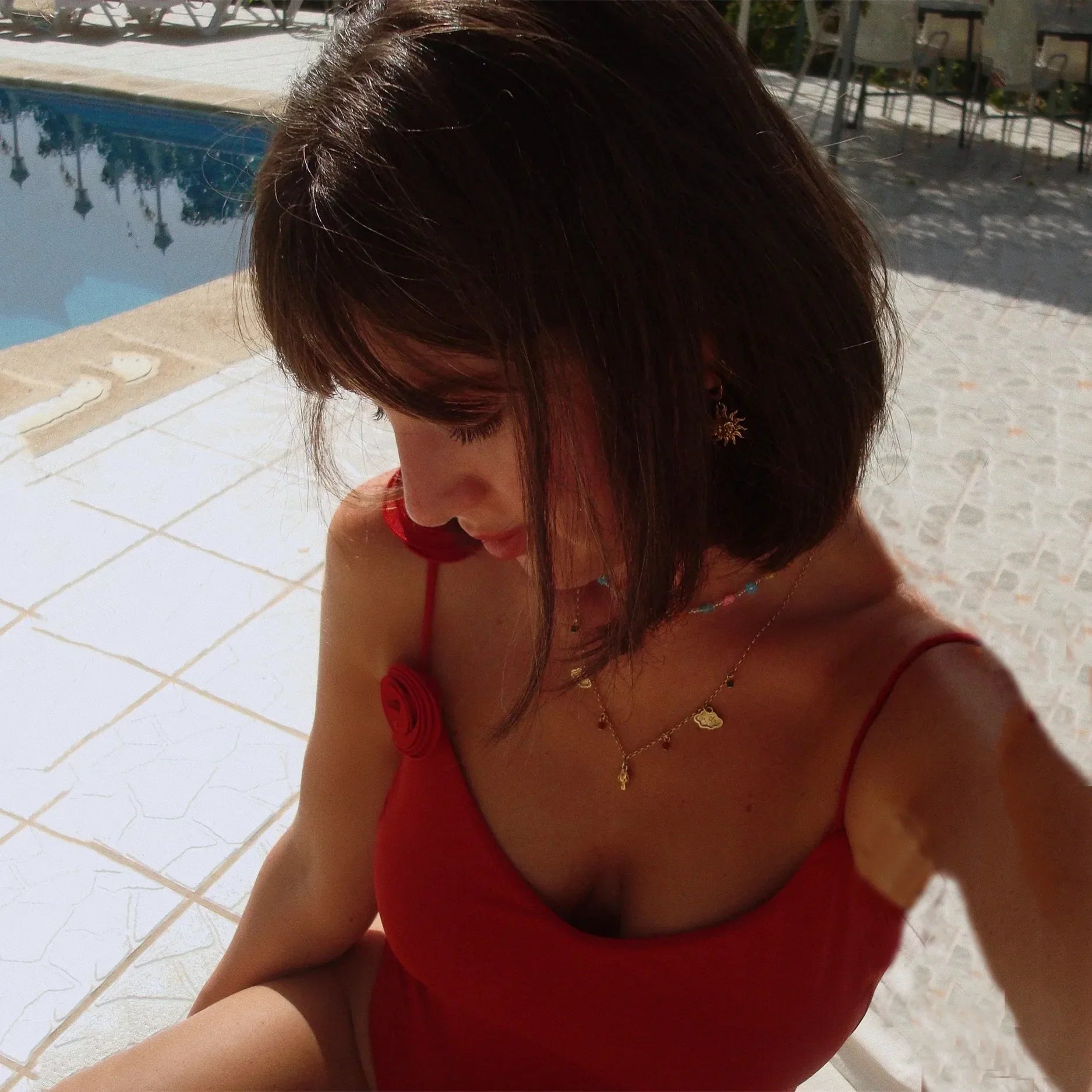 בגד ים שלם וחצאית תואמת- קאפרי