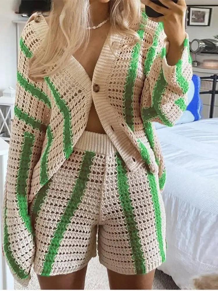 חליפת חוף סרוגה- מקסיקו