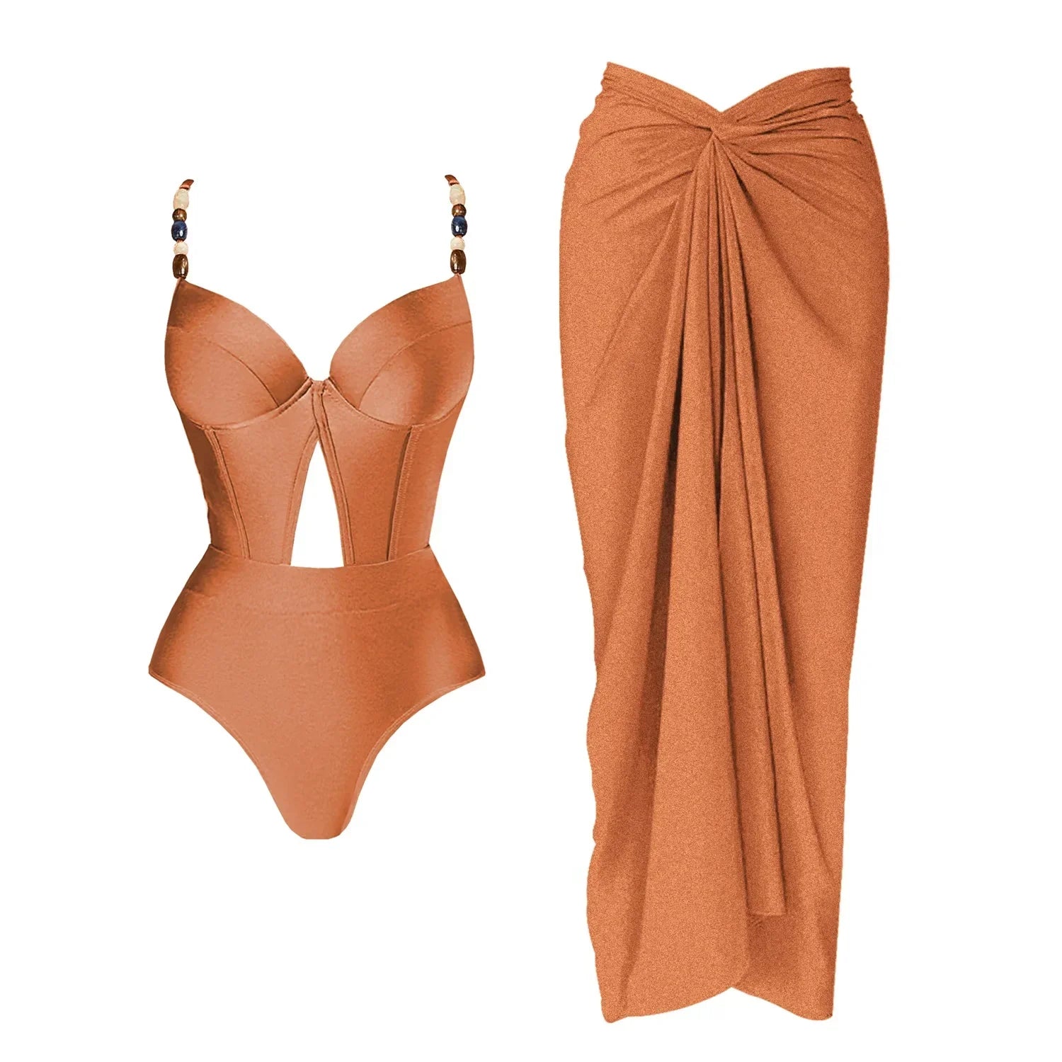 בגד ים שלם וחצאית תואמת- סשה