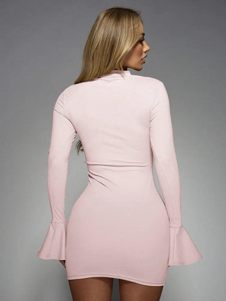 שמלת מיני מופלאה- פרח